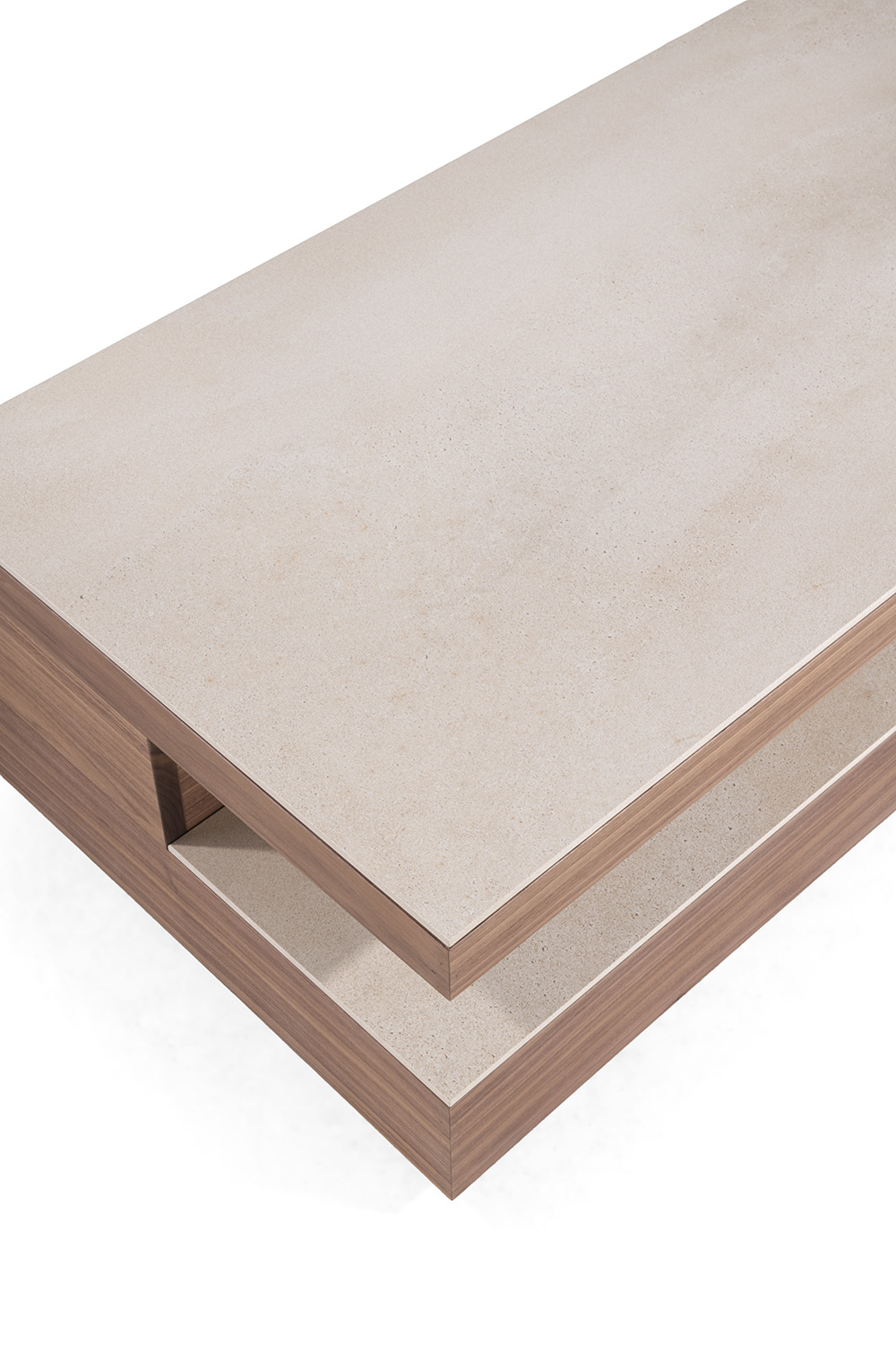 Karat Edge salontafel keramiek tafelblad