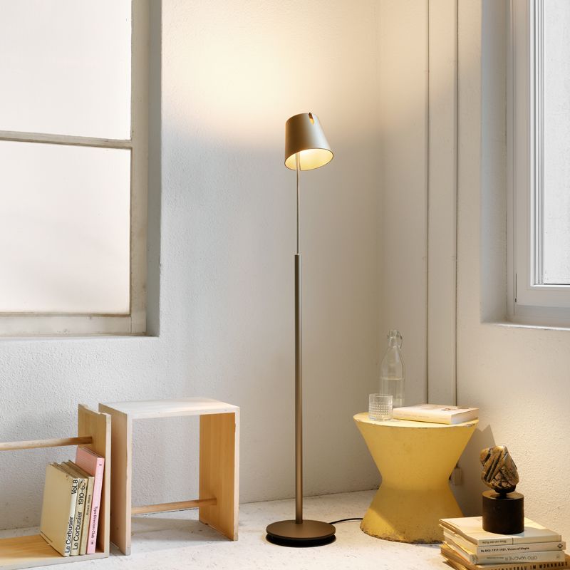 Baltensweiler FEZ S leeslamp in de kleur brons Baltensweiler FEZ S leeslamp brons