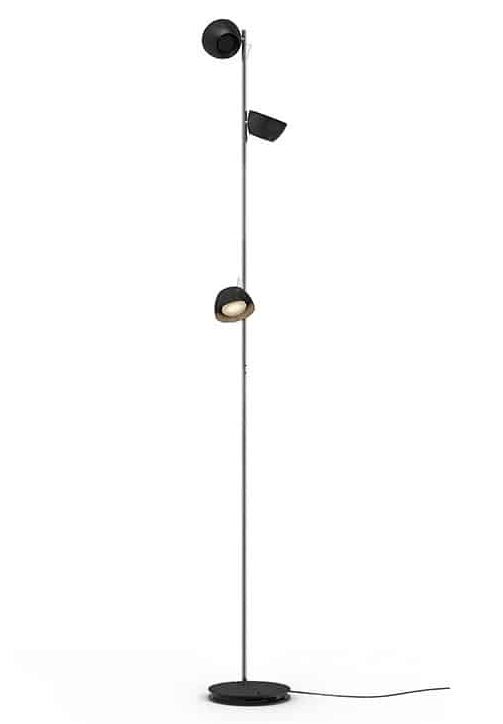 Baltensweiler IRIO S vloerlamp zwart