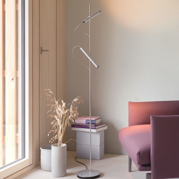 Baltensweiler LINIjA-S leeslamp aluminium