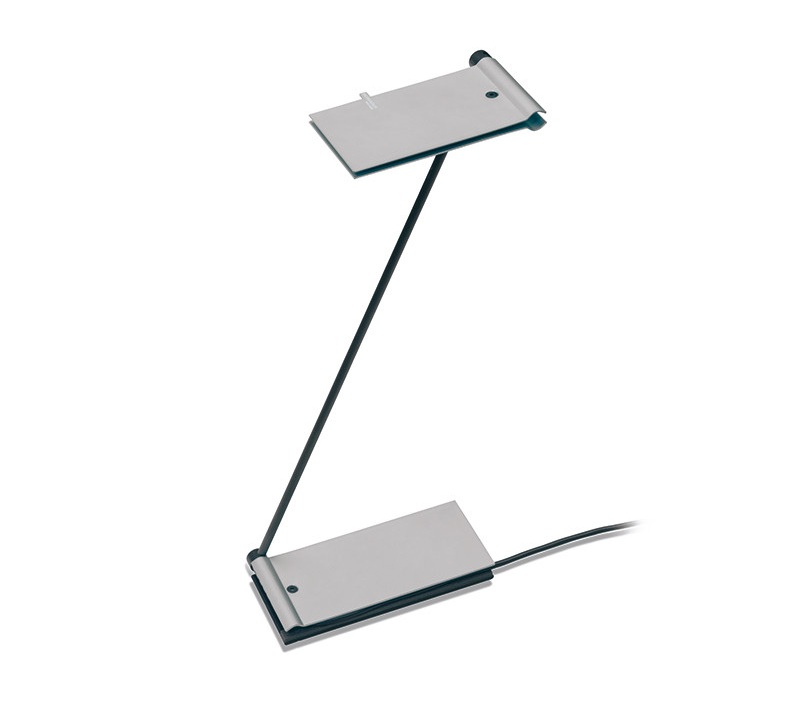 Baltensweiler Zett USB tafellamp aluminium Baltensweiler Zett USB tafellamp