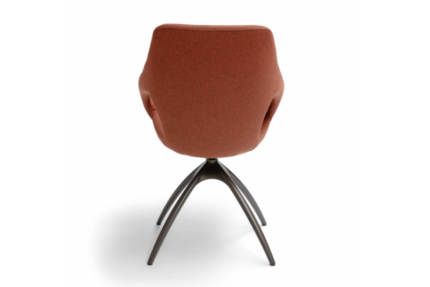 Brees New World Quby design eetkamerstoel achterkant