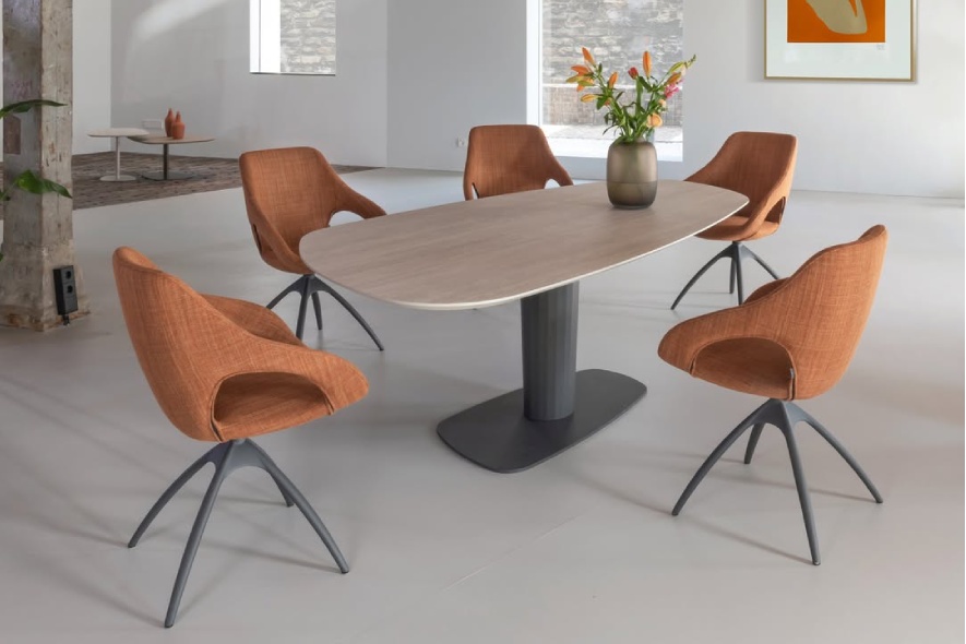 Brees New World Quby design eetkamerstoelen