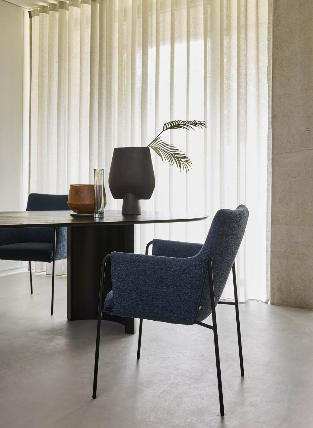 Design On Stock Myra eetkamerfauteuil met Onyx frame