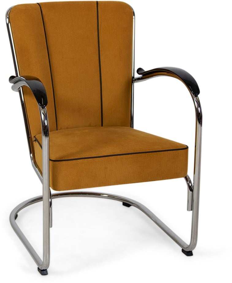 Dutch Orignals Gispen 412S fauteuil chroom