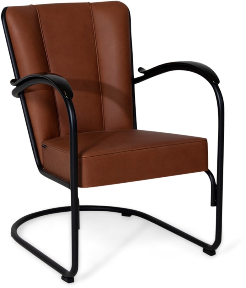 Dutch Orignals Gispen 412S fauteuil leder