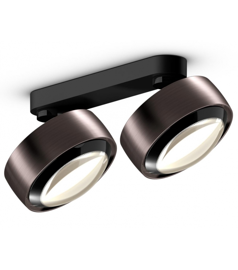 Occhio Più R alto doppio spot in de kleur phantom Occhio Più R alto doppio spot phantom