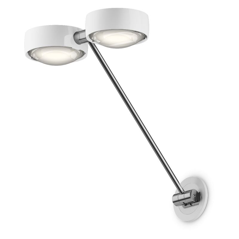 Occhio Sento parete doppio wandlamp glanzend wit Occhio Sento parete doppio wandlamp glanzend wit