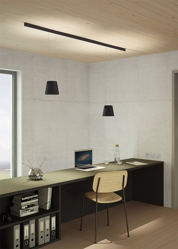 Baltensweiler FEZ DZ hanglamp 2 zwarte pendels