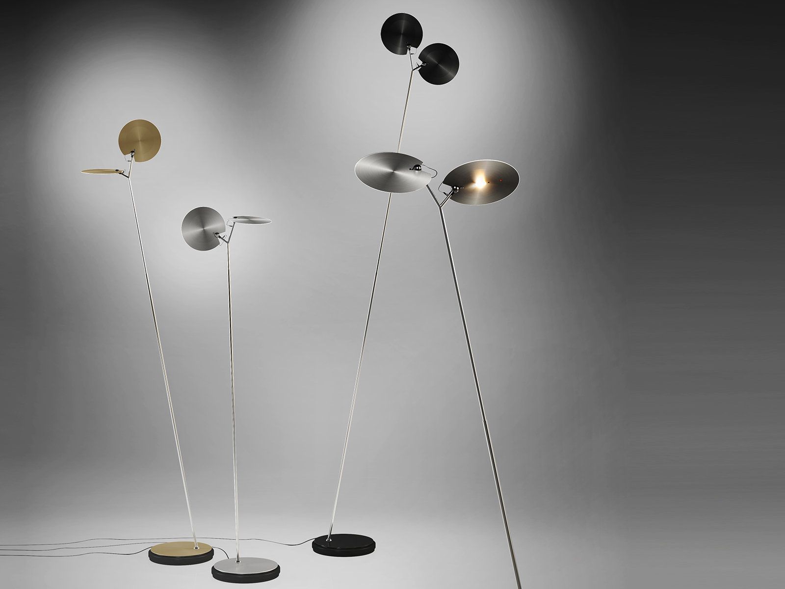 Baltensweiler OYO S lampen in kleurem aluminium, zwart en brons Baltensweiler OYO S lampen