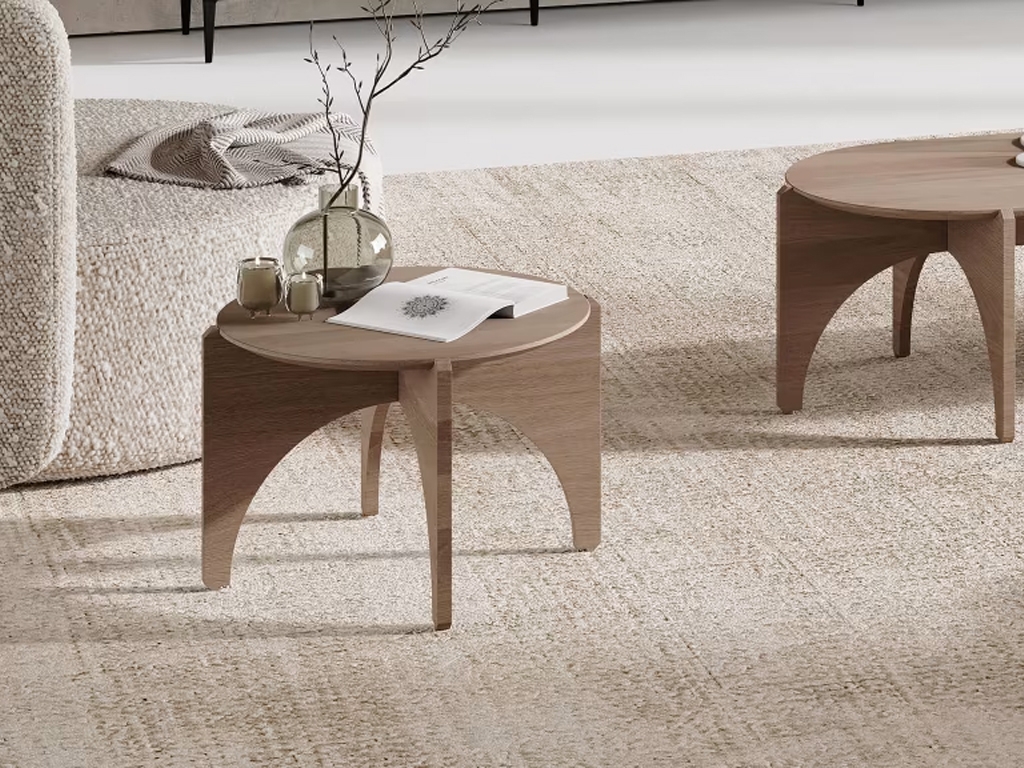OaXLiving Round salontafel eiken OaXLiving Round salontafel
