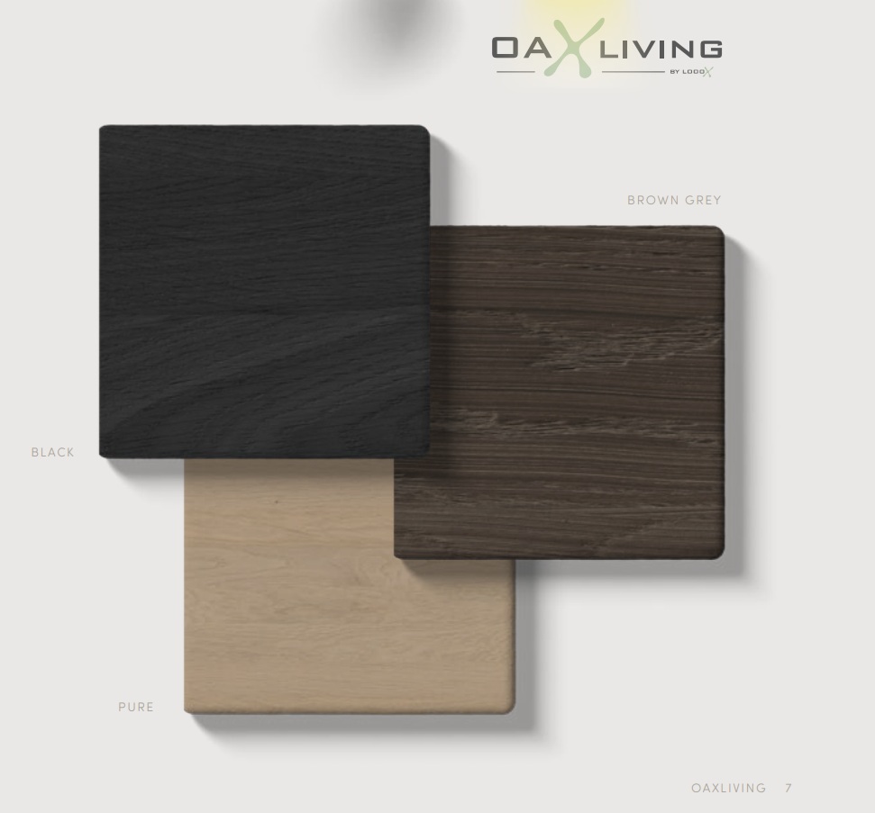 OaXLiving eiken kleuren