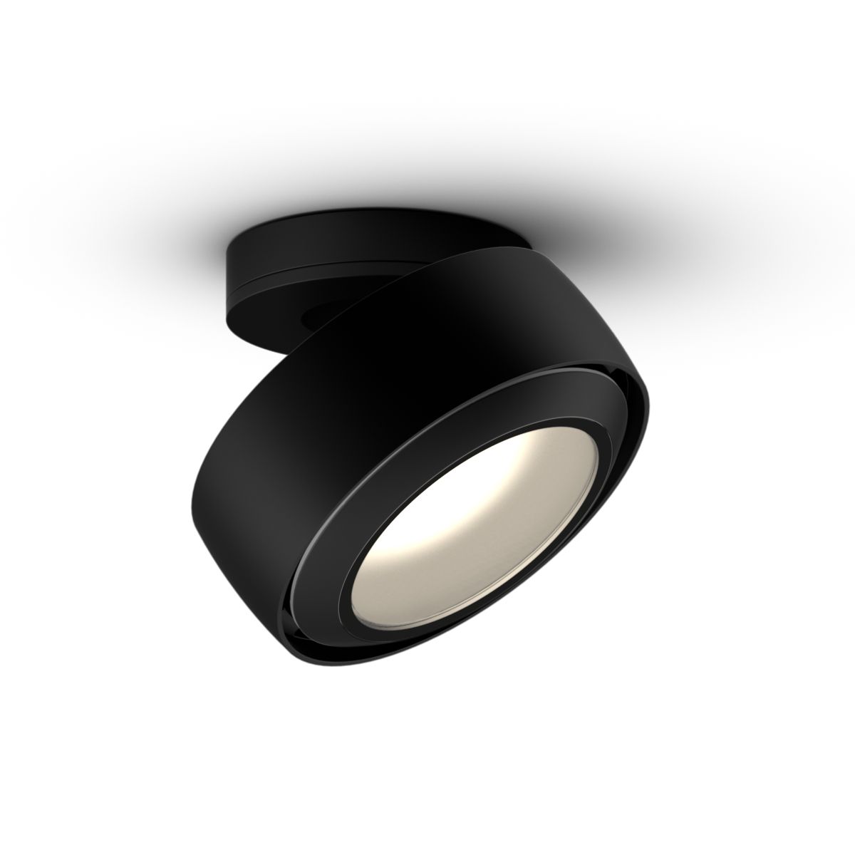 Occhio Piu R alto spot in een zwarte afwerking Occhio Piu R alto spot mat zwart