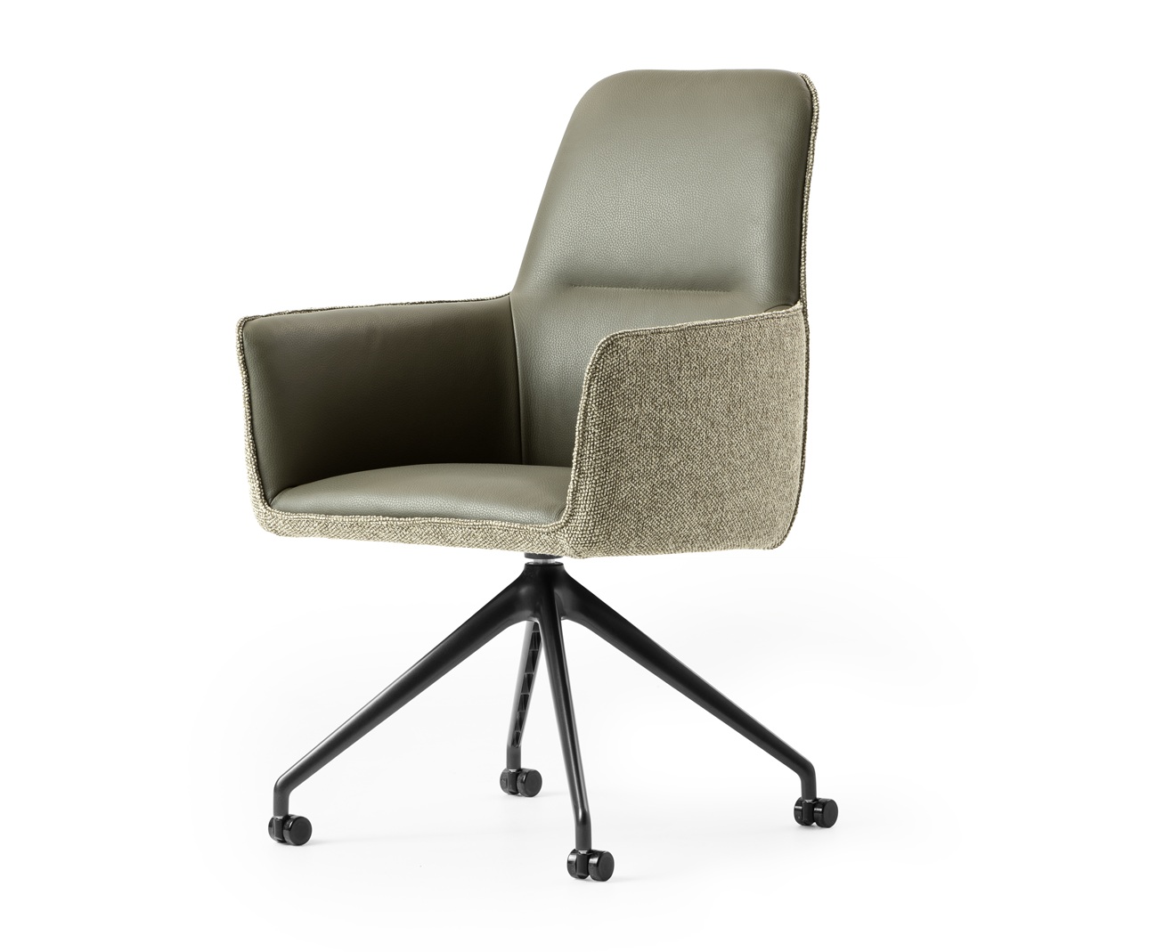 Leolux Gyon Twist eetkamerfauteuil hoog Leolux Gyon Twist eetkamerfauteuil hoog