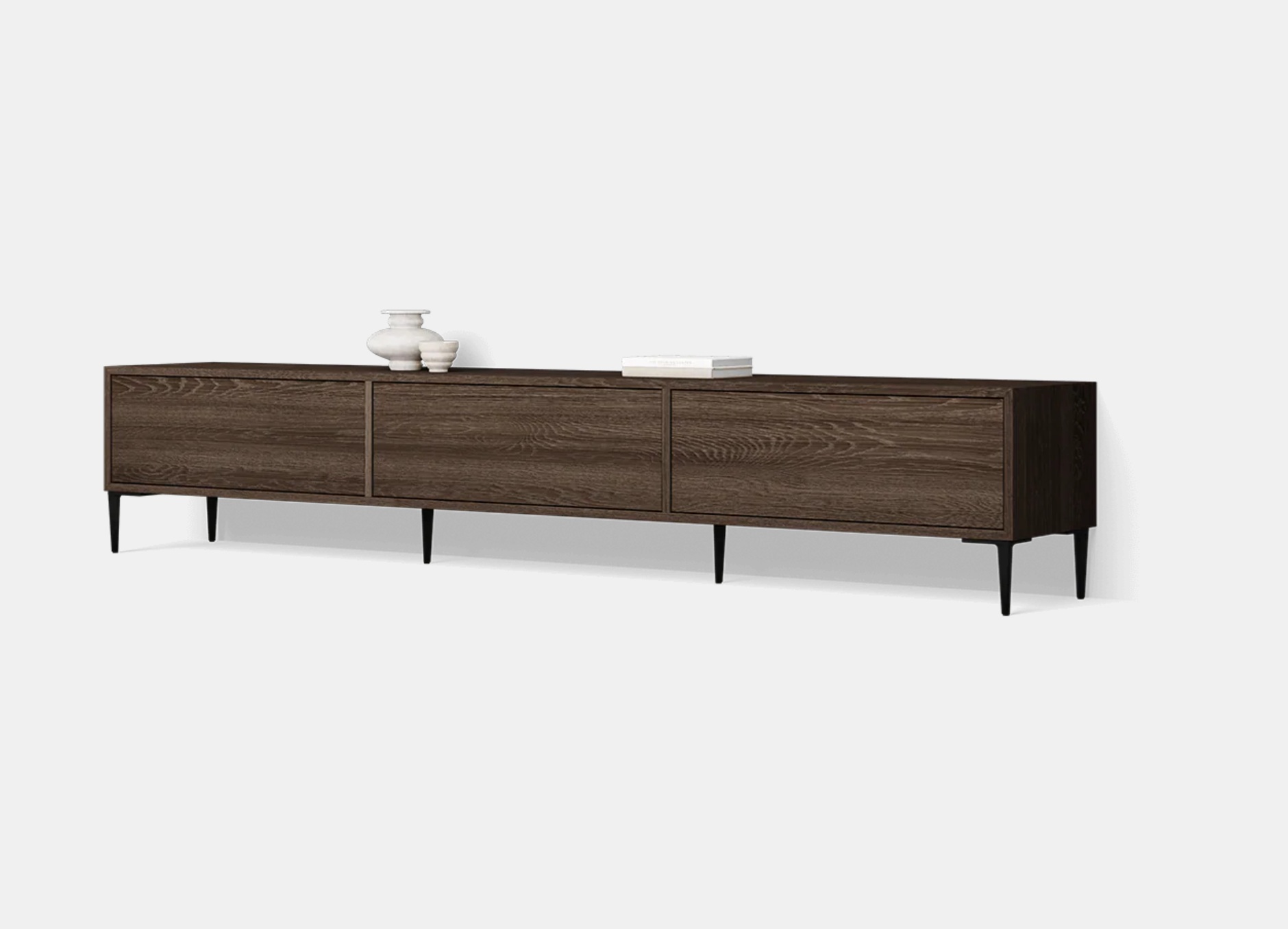 OaXLiving Solid Floor tv dressoir brown grey