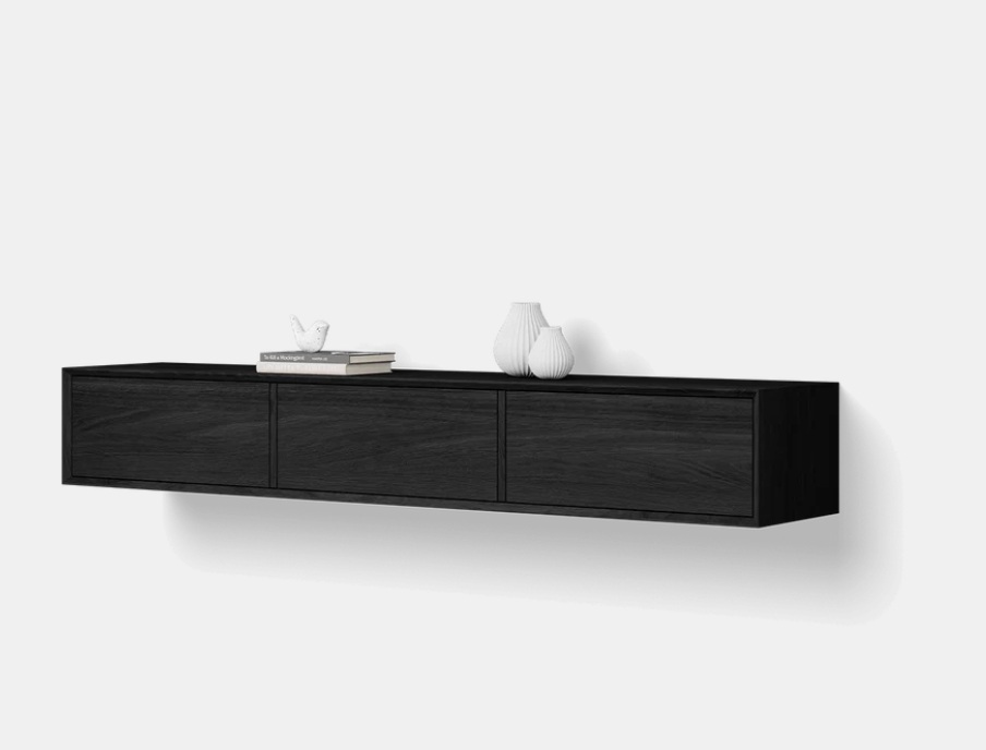 OaXLiving Solid Free tv meubel black