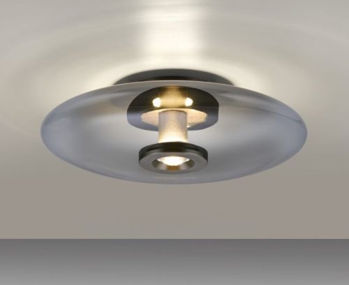 Paul Neuhaus LED plafonniere PURE Vitrum platin
