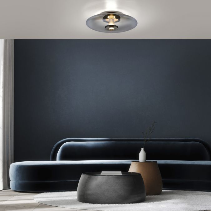 Paul Neuhaus LED plafonniere PURE Vitrum