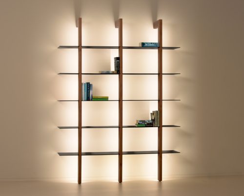 Castelijn Groove-XS boekenkast KGX noten