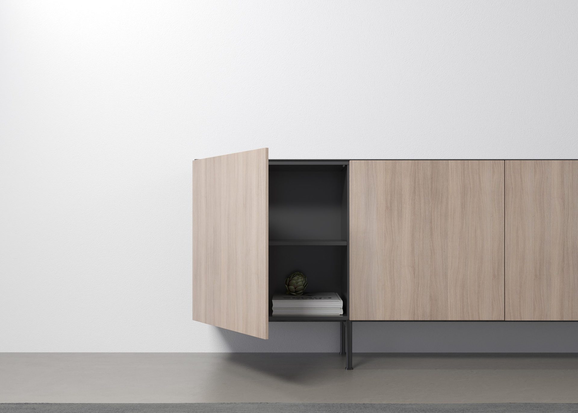 Coesel Capri Riva dressoir met deuren en 3 lades Coesel Capri Riva dressoir