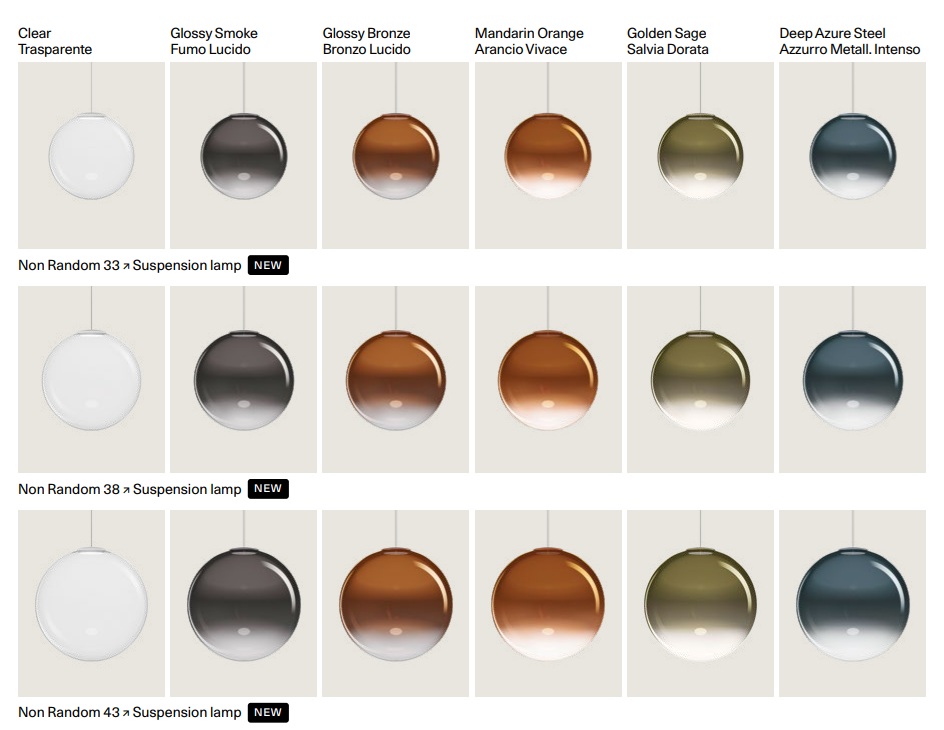 Lodes Non Random glas kleuren