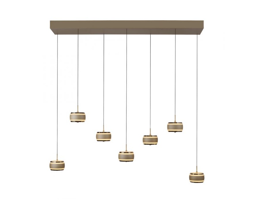 Paul Neuhaus PURE Falling Rings hanglamp large brons
