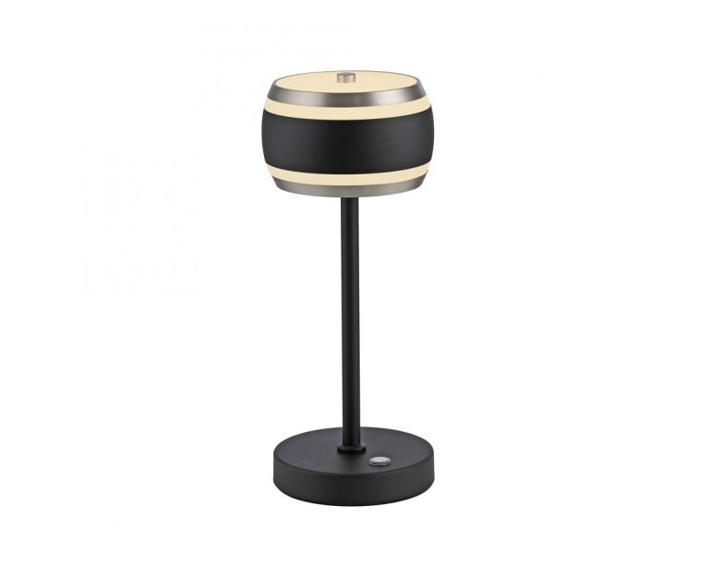 Paul Neuhaus PURE Falling Rings tafellamp black pearl op accu