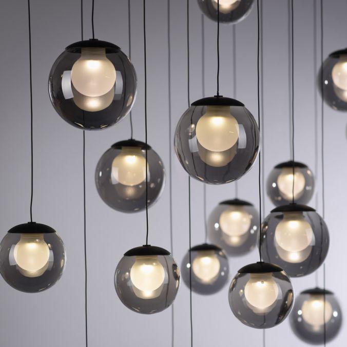 Paul Neuhaus PURE Popup 13 lichts rookglas