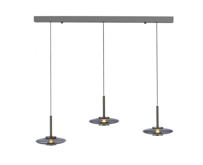 Paul Neuhaus PURE Vitrum 3-lichts Platin grau Paul Neuhaus PURE Vitrum 3-lichts Platin grau