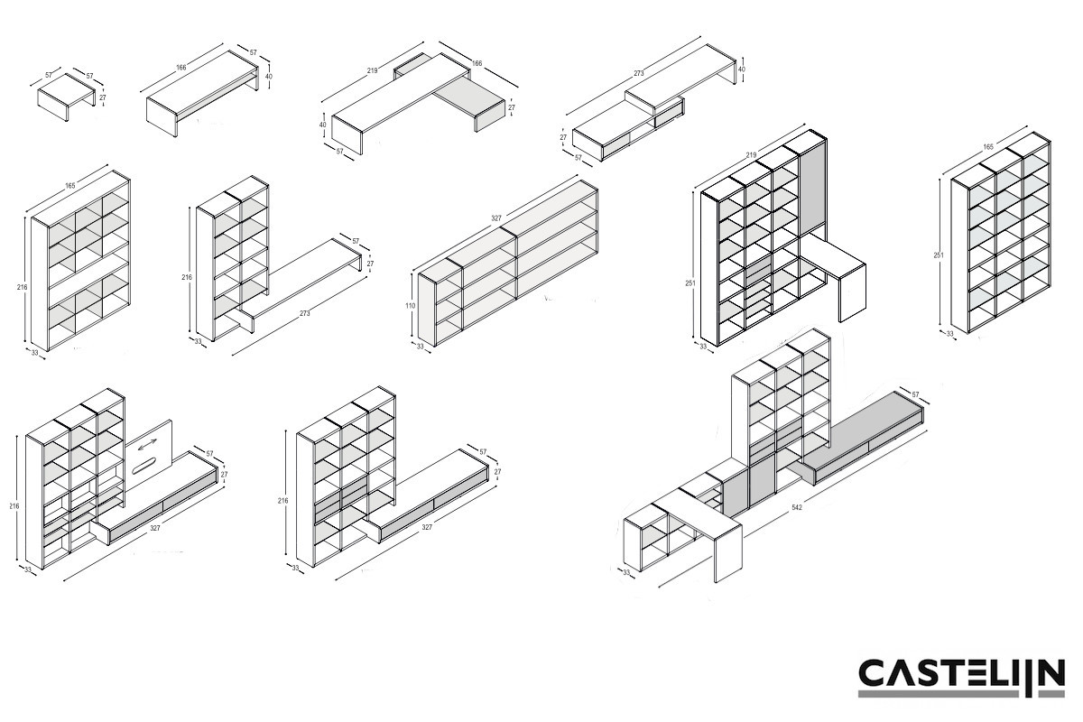 Castelijn Groove design boekenkast KG voorbeelden