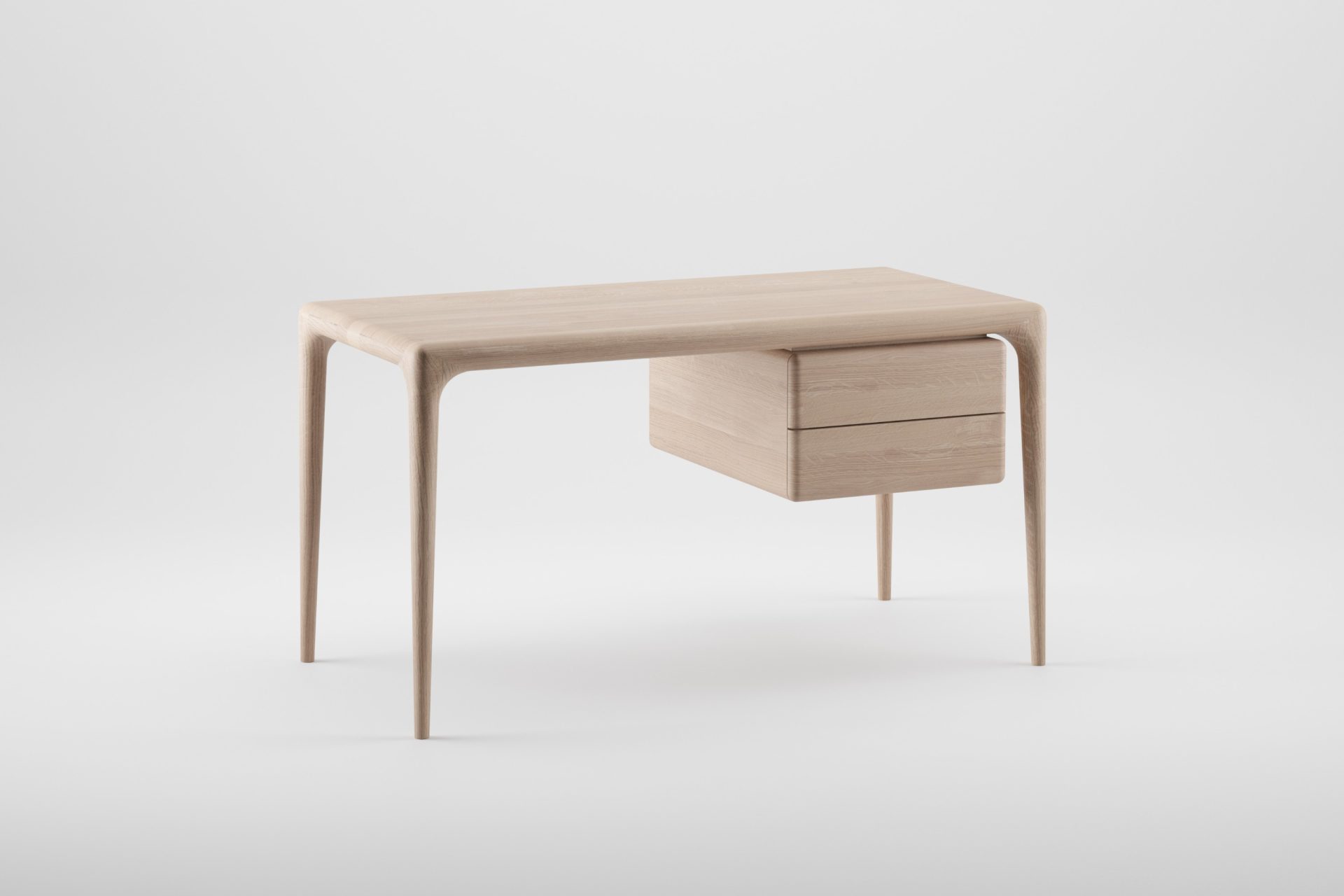 Artisan Latus bureau eiken twee lades