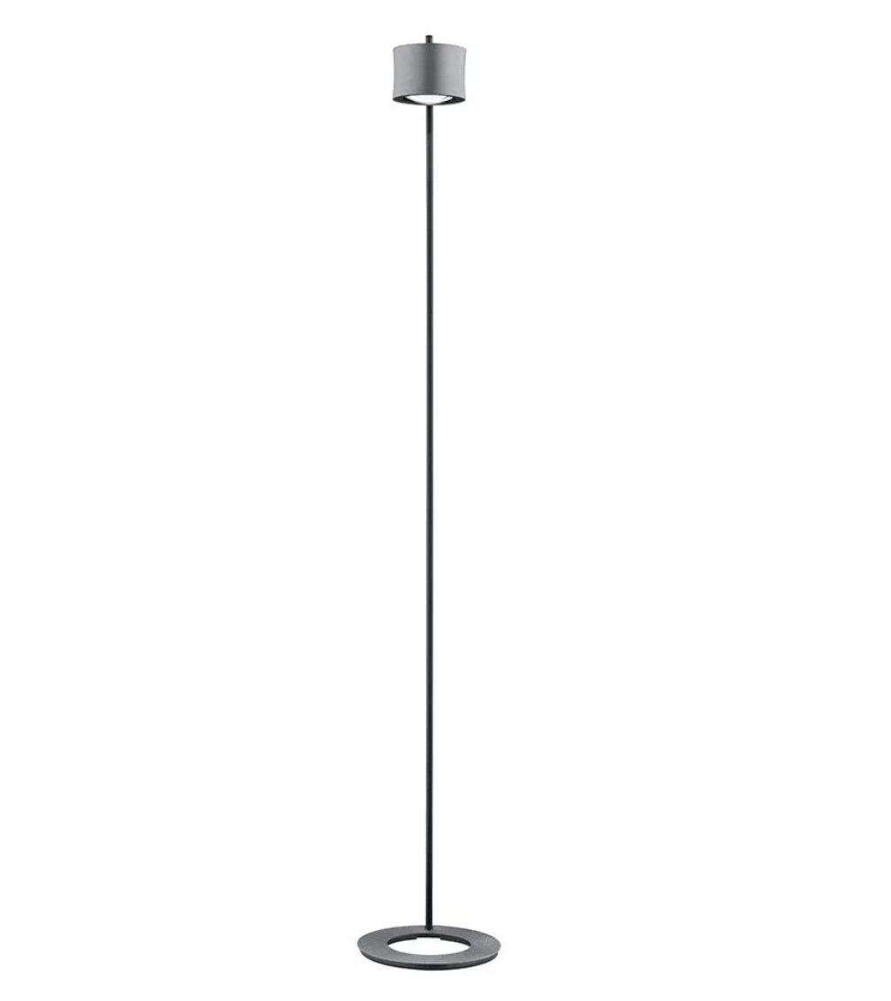 Bankamp Impulse vloerlamp in de kleur nikkel mat Bankamp Impulse vloerlamp nikkel mat
