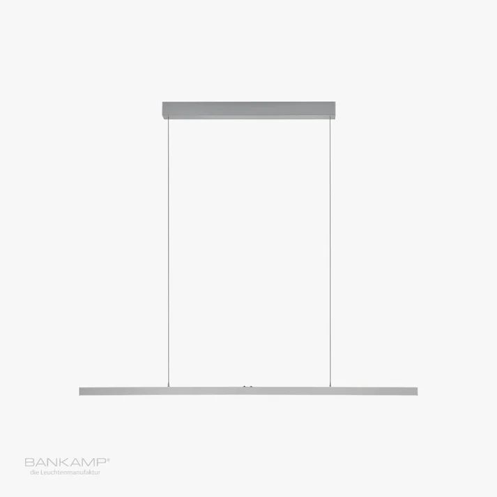 Bankamp Line hanglamp in de kleur nikkel Bankamp Line design hanglamp nikkel