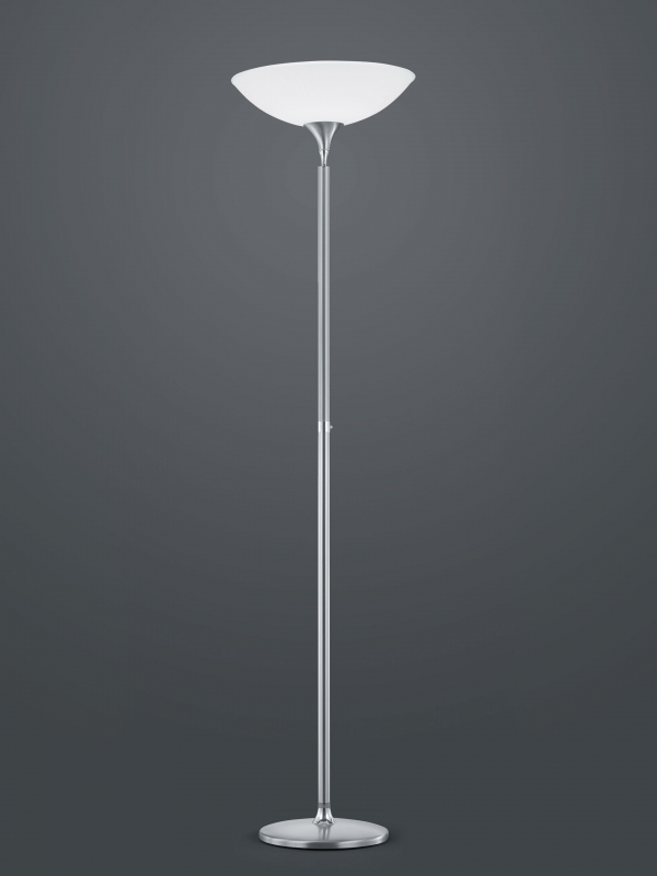 Bankamp Opera vloerlamp mat nikkel