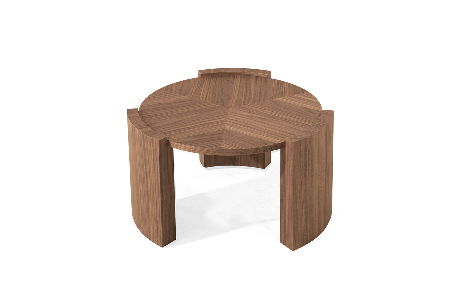 Crest Hana ronde salontafel noten