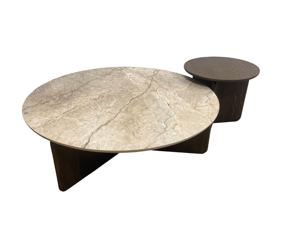 Metaform Arpura ronde salontafel keramiek