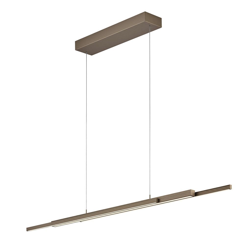 Bankamp X Line uitschuifbare hanglamp brons Bankamp X Line uitschuifbare hanglamp brons