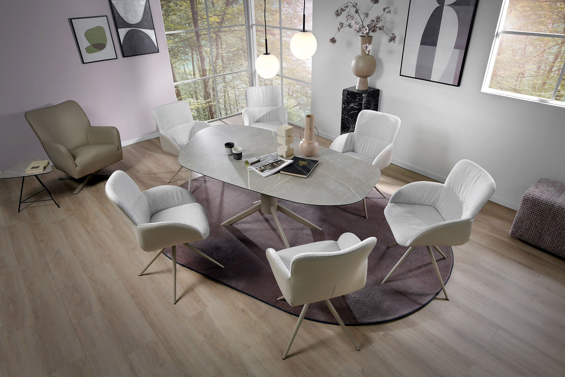 Bert Plantagie Maro eettafel dekton