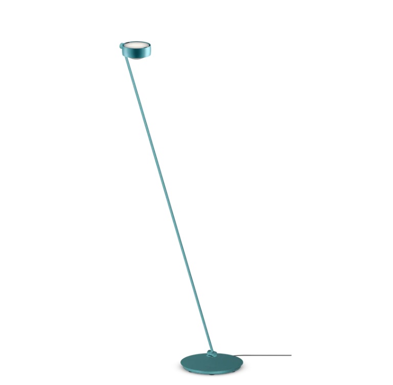 Occhio Sento Lettura vloerlamp in de kleur Blu Vivace Sento vloerlamp Colors by Occhio Blu Vivace