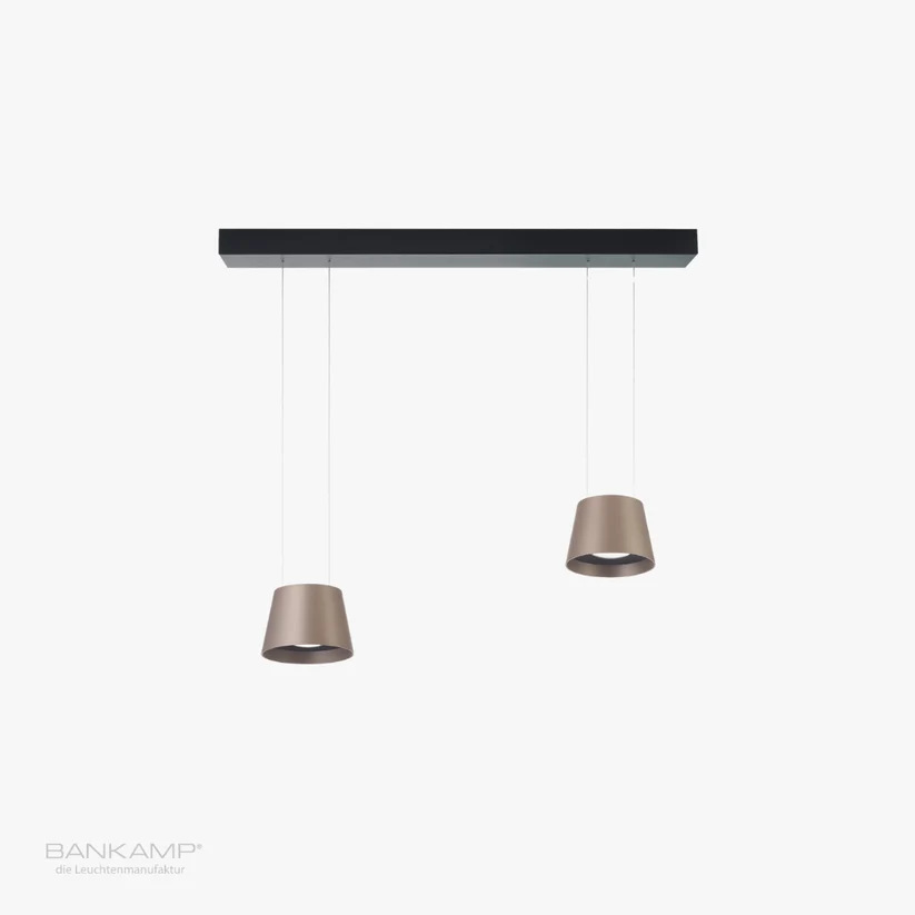 Bankamp BO 2-delige hanglamp brons