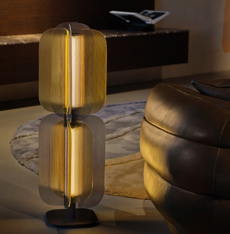 Quasar Fold vloerlamp glas Quasar Fold vloerlamp glas