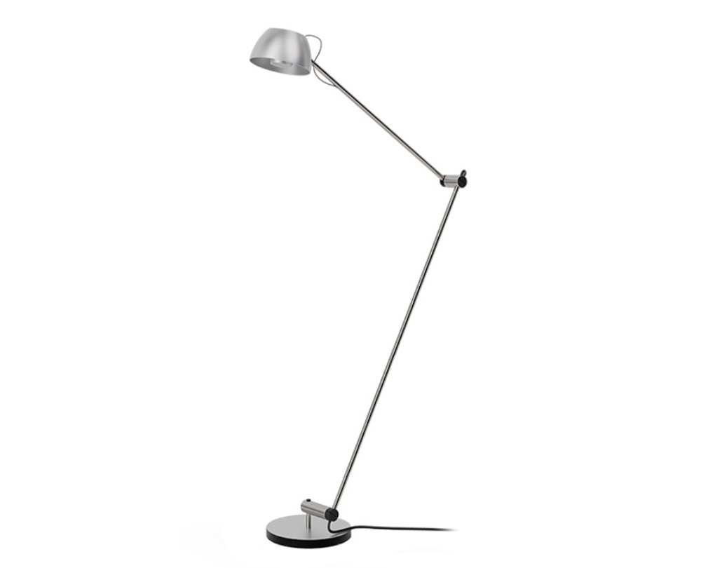 IRIO L verstelbare leeslamp in geanodiseerd aluminium Baltensweiler IRIO L leeslamp in aluminium