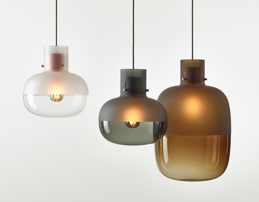 Brokis Awa design hanglamp glas
