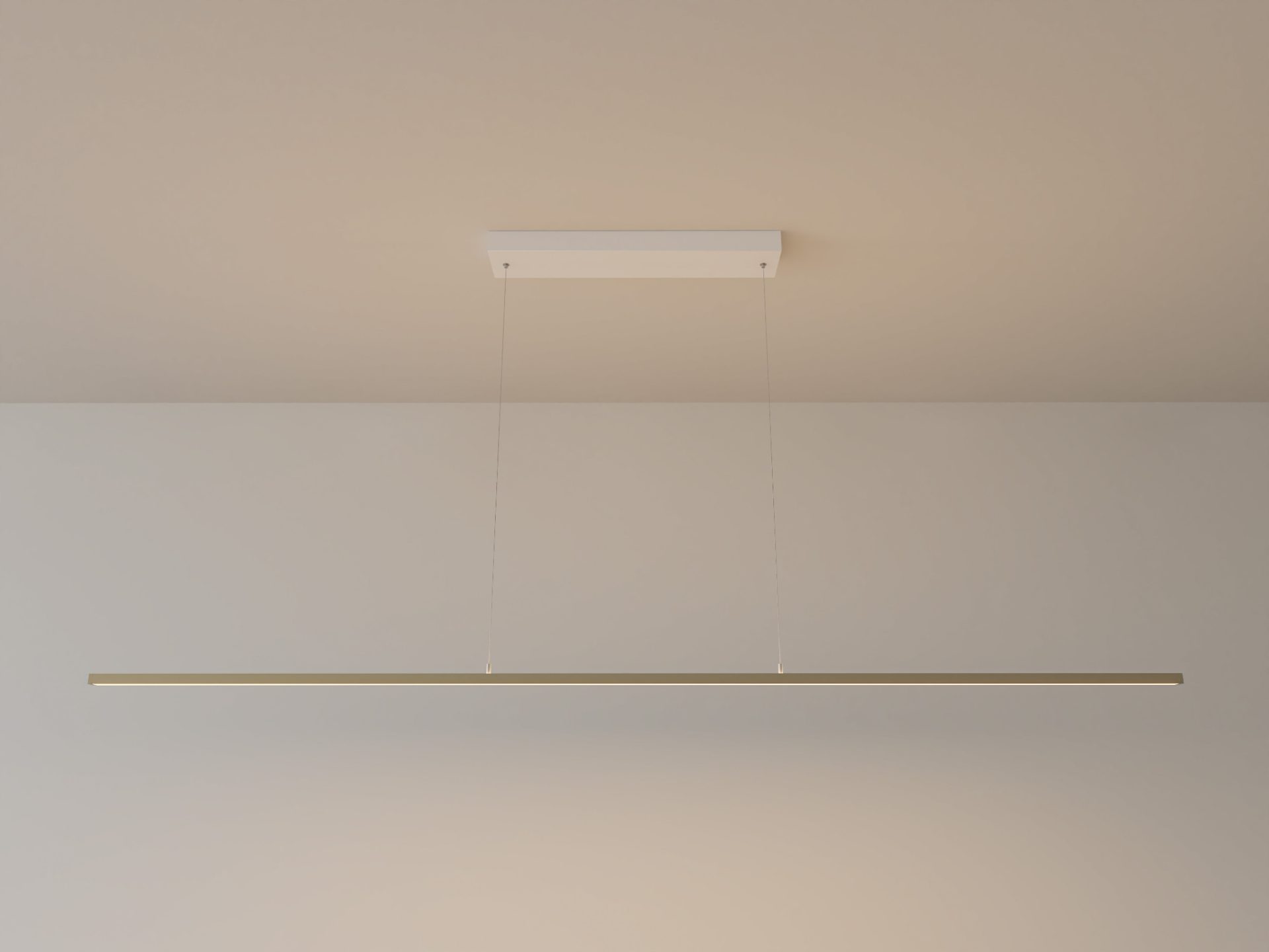 YIN YANG Q hanglamp met twee subtiele ophangkabels Ferrolight Anvia YIN YANG Q hanglamp met plafondbevestiging